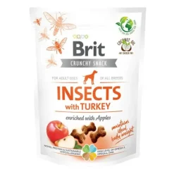 Brit Crunchy Snack, Insects With Turkey | 200g.