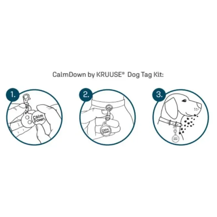 CalmDown by KRUUSE® Hundetegn m. beroligende knap