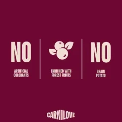 Carnilove Crunchy Snack, Mackerel with Raspberries | 200g