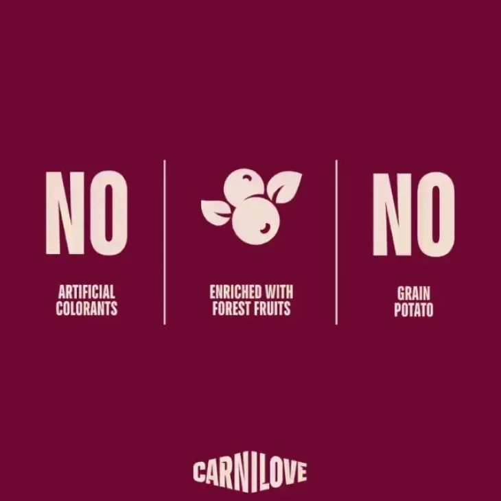 Carnilove Crunchy Snack, Ostrich with Blackberries | 200g
