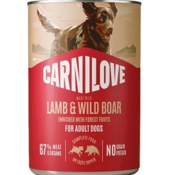 Carnilove Dog Can Paté, Lamb & Wild Boar | 400g