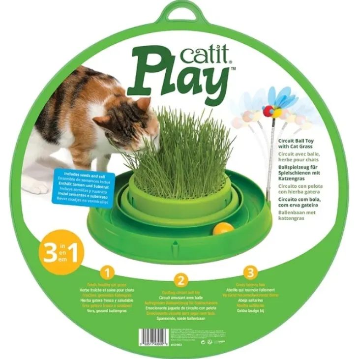 Catit Play'N Scratch med kattegræs