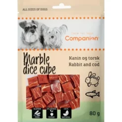 Companion Marble Dice Cube Rabbit & Cod | 80g