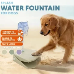 CoolPets Splash Water Fountain | Olivengrøn