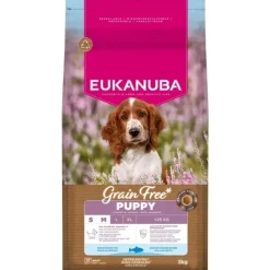 Eukanuba Grain Free Puppy - Small & Medium Breed | Tørfoder