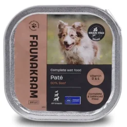 Faunakram Dog Paté, Beef | 300g