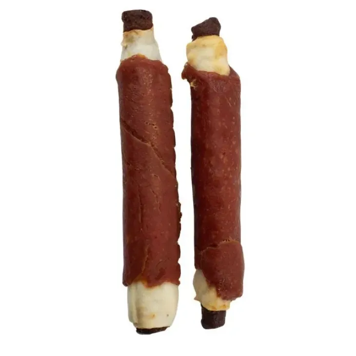 Faunakram Filled Rawhide Roll w. Duck Paste 300g | 2 stk