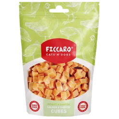 Ficcaro Salmon & Chicken Cubes | 100g