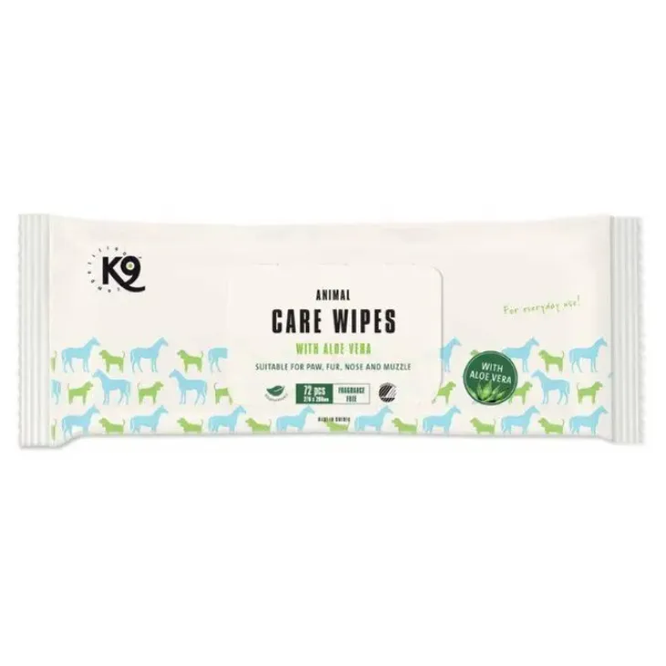 K9 Animal Care Wipes 72 stk.