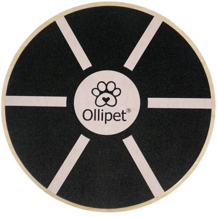 Ollipet DogFit Wood | Rundt Balancebræt