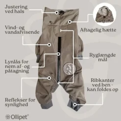 Ollipet Doodle rain coat