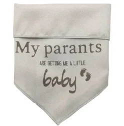Ollipet "My parents are getting me a little baby" bandana