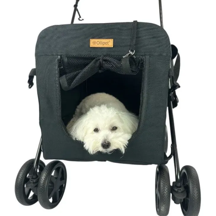 Ollipet Rimini 2i1 Transporttaske aftagelige hjul (DC)