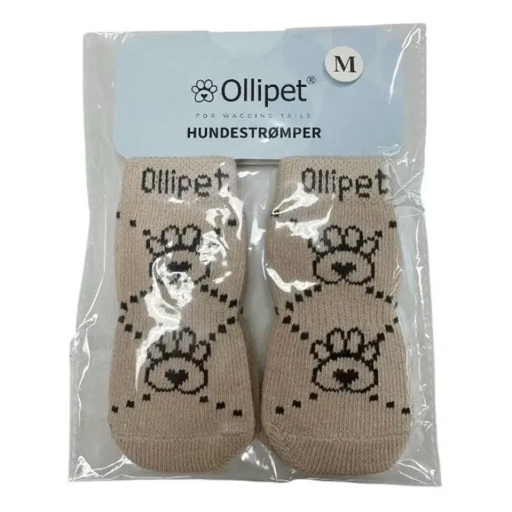 Ollipet skridsikre hundestrømper | OlliPaw 4 stk
