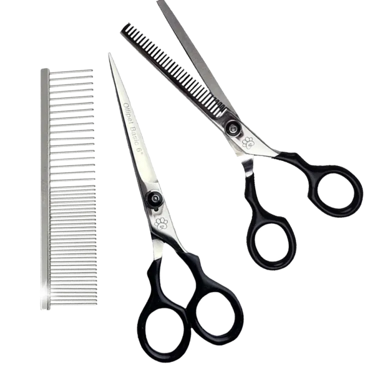 Pakketilbud | Ollipet Basic Groomingsæt m. Kam