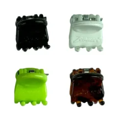 Silicone claw hårclips | 4 stk.