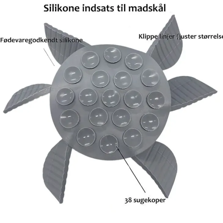 Silikone slow feeder indsats