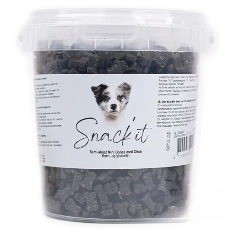 Snack'it Semi-Moist Mini Bones | 500g