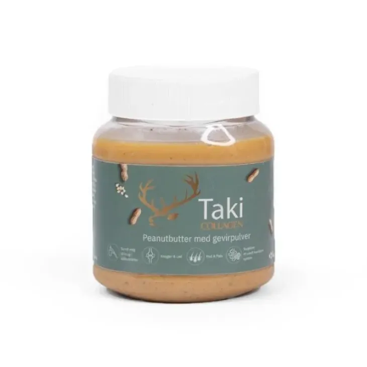 Taki Collagen, Peanutbutter m. Gevirpulver | 330g