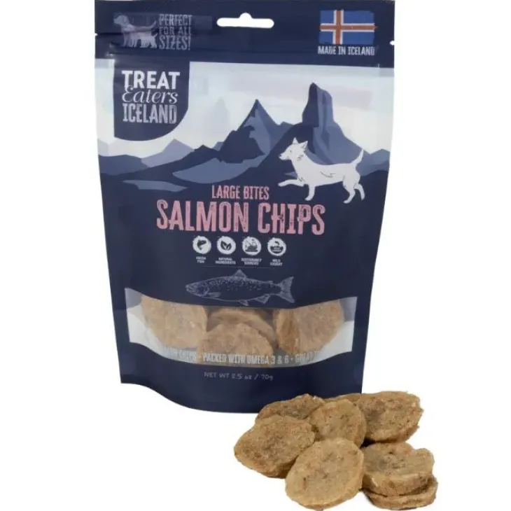 Treateaters Iceland Large Bites Salmon Chips | 70g