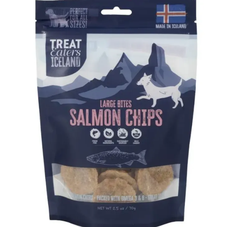 Treateaters Iceland Large Bites Salmon Chips | 70g