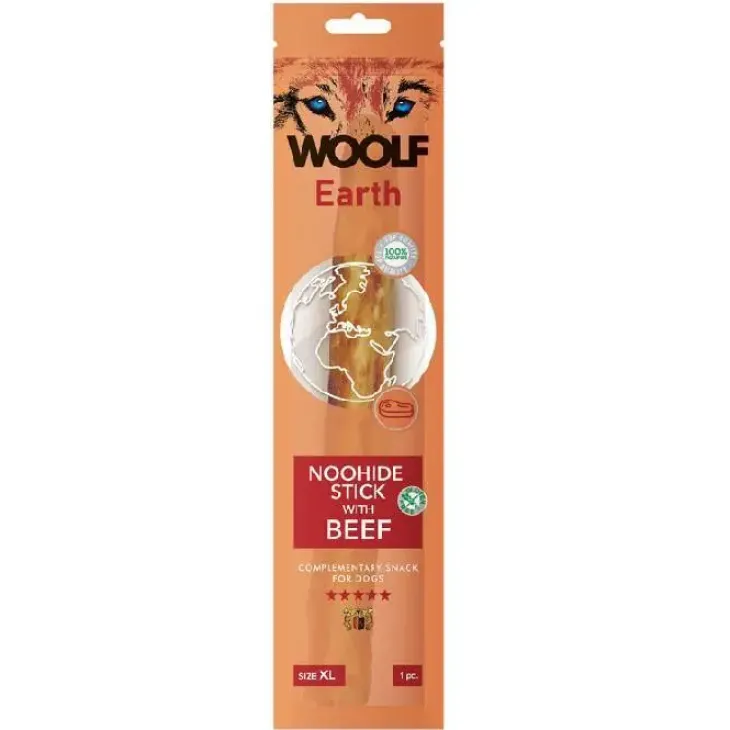 WOOLF Earth Noohide Sticks XL, Okse | 85g
